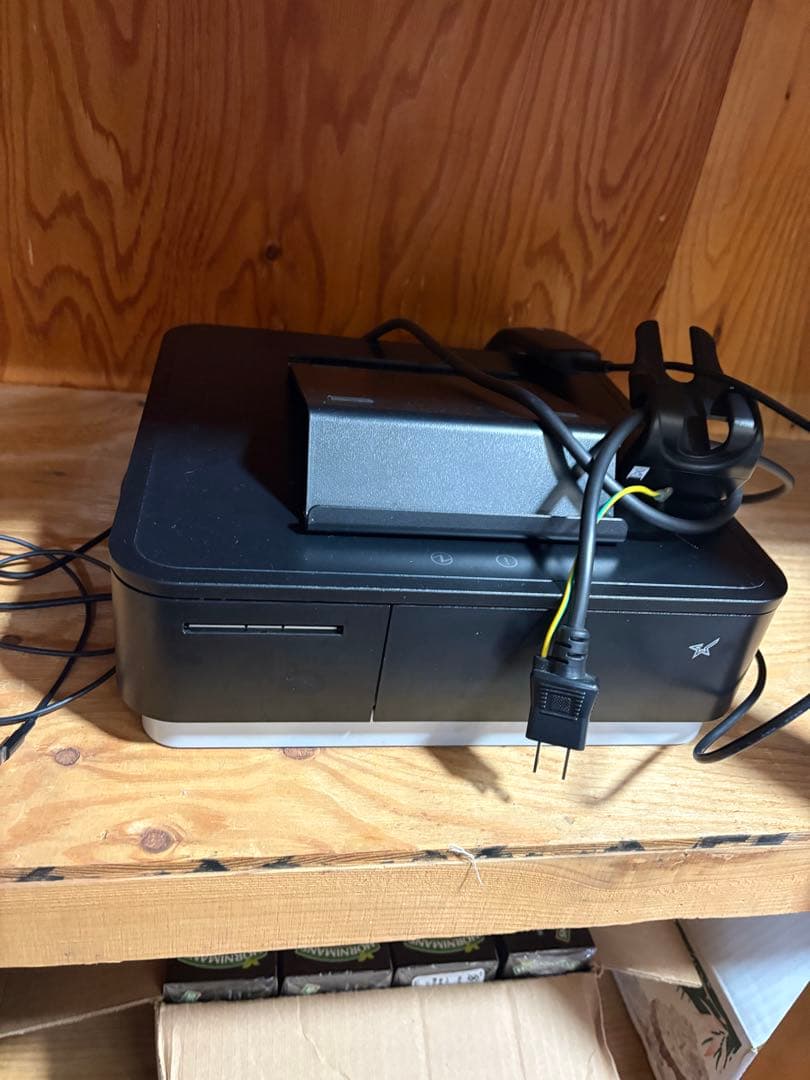 レジスター レシートプリンター付き（黒）