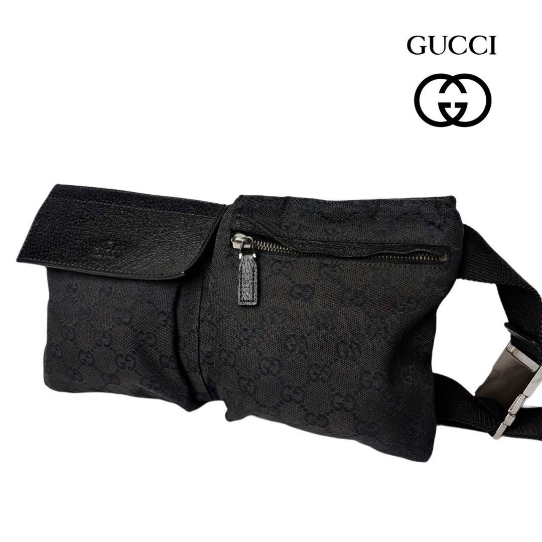 051 美品 GUCCI ボディバッグ ウエストポーチ t5