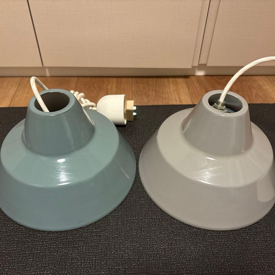 MOMO NATURAL ペンダントライト　グレー＆ブルーグレー