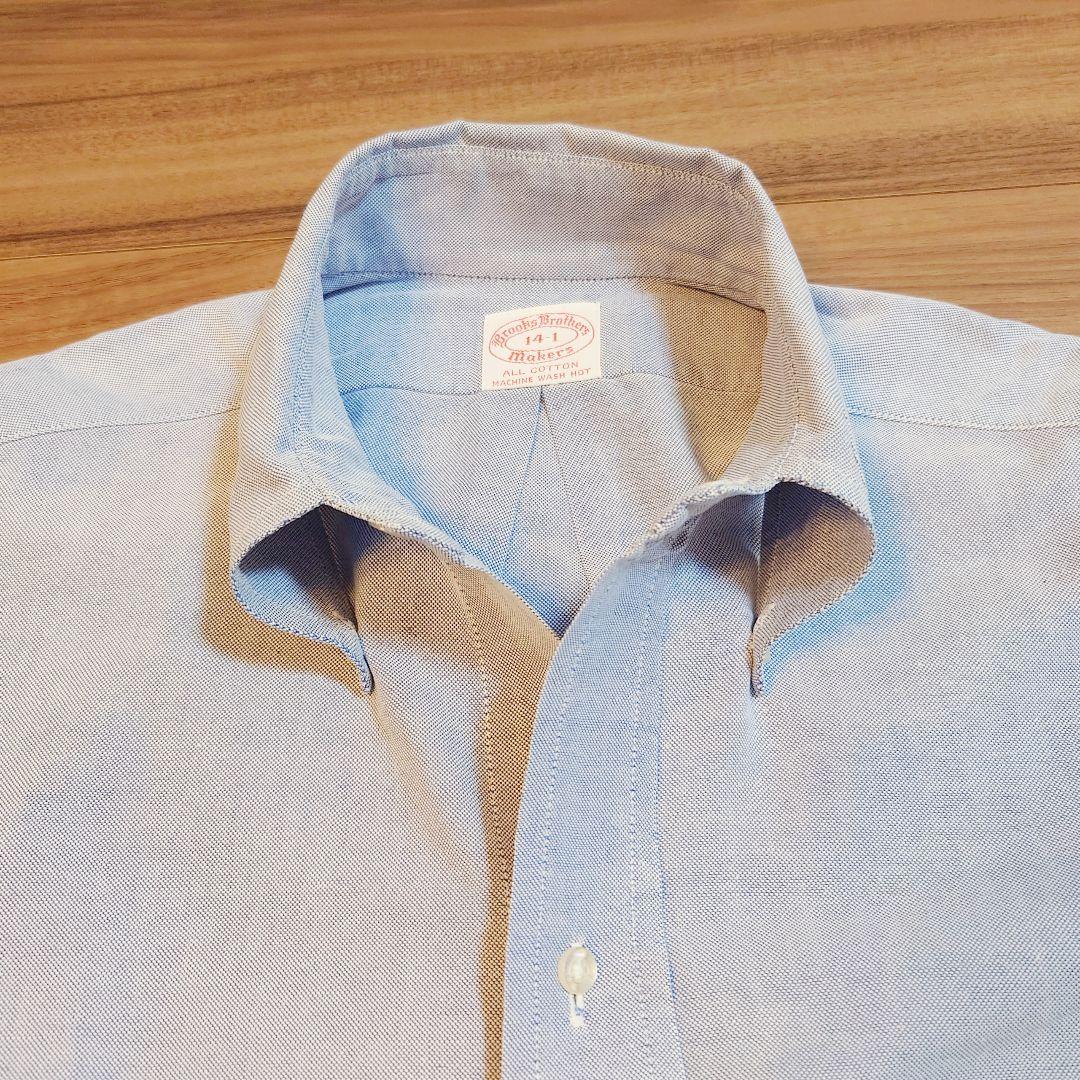 ブルックスブラザーズ 60s 6ボタン オックスフォード BDシャツ サックス