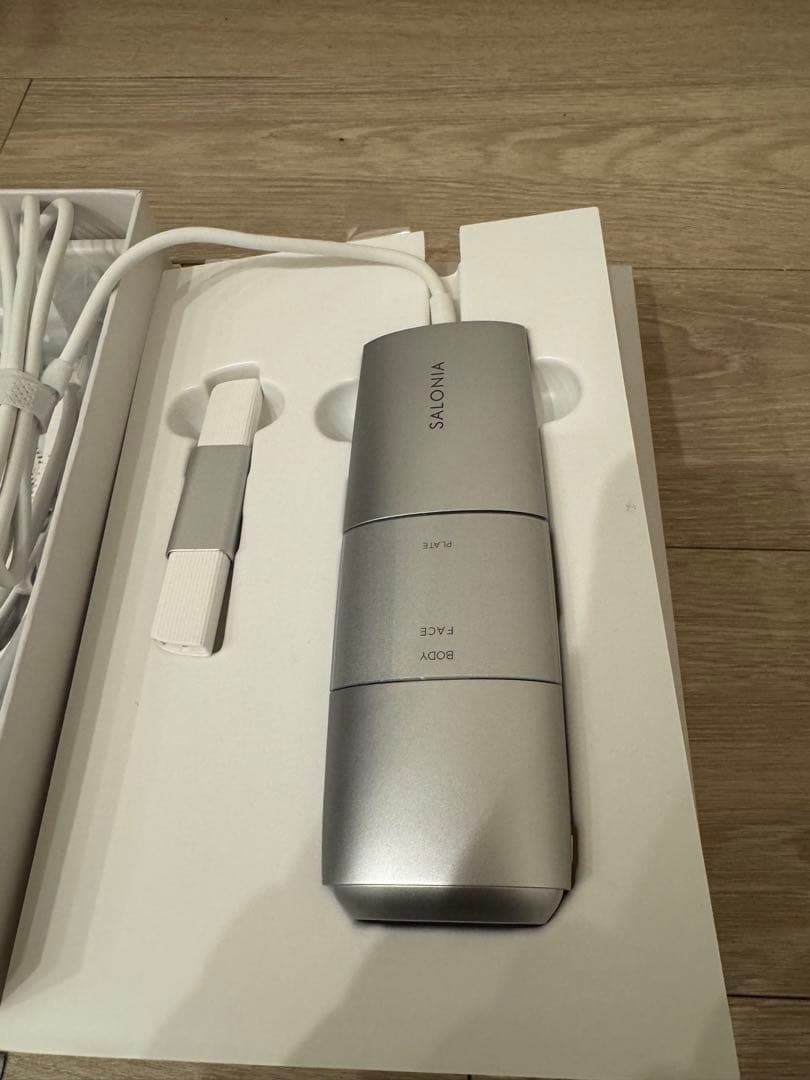 SALONIA フラッシュクリスタルシルキー 脱毛器