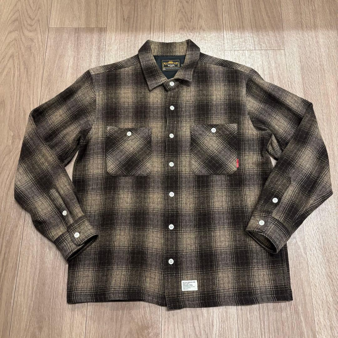 WTAPS ウールシャツ 短丈