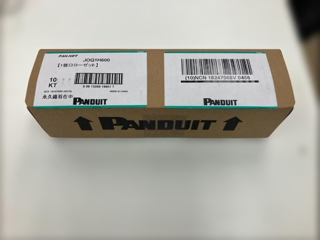 【新品未使用】10個入 PANDUIT JOQ1H600 Cat6付ローゼット②