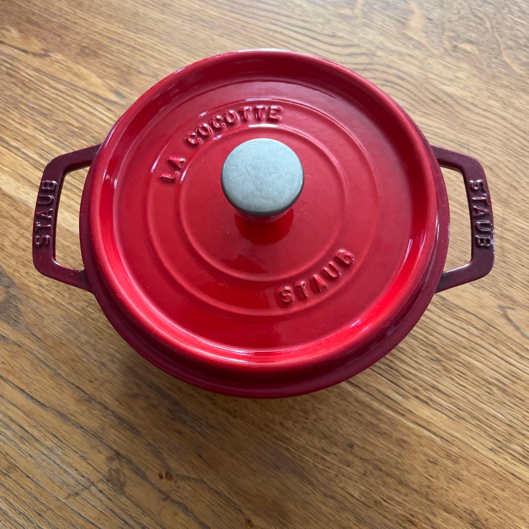 STAUB ラ・ココット 鍋 赤　18センチ