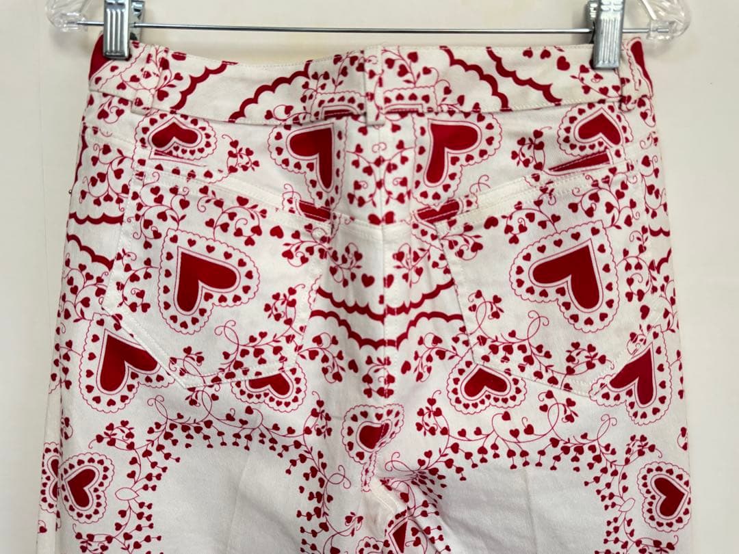 John Galliano 1997 バンダナ模様　ハート　パンツ