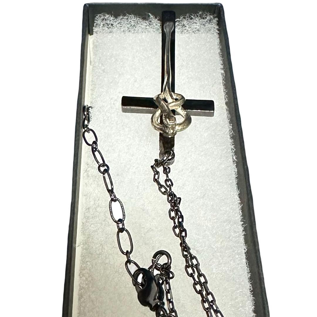 00s archive Gunda ステルスネックレス 十字架 ネックレス 蛇