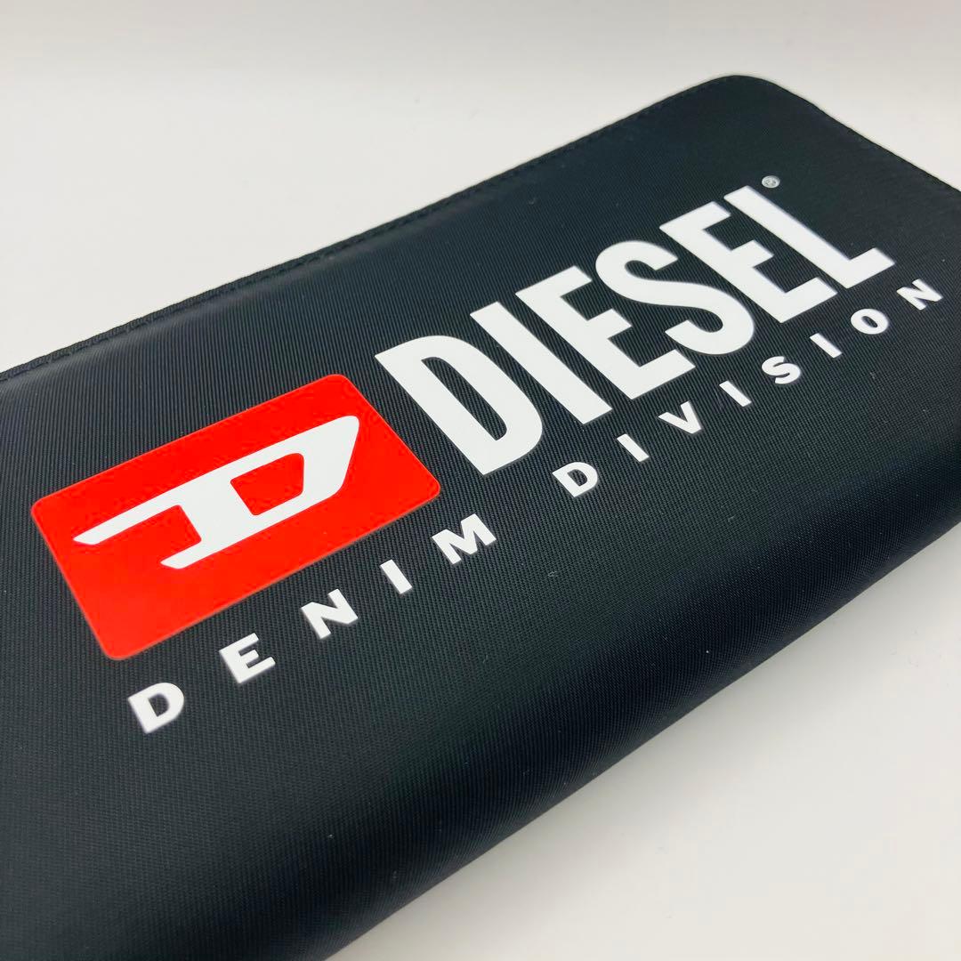 【新品未使用】DIESEL ディーゼル　ラウンドファスナー 長財布 ブラック