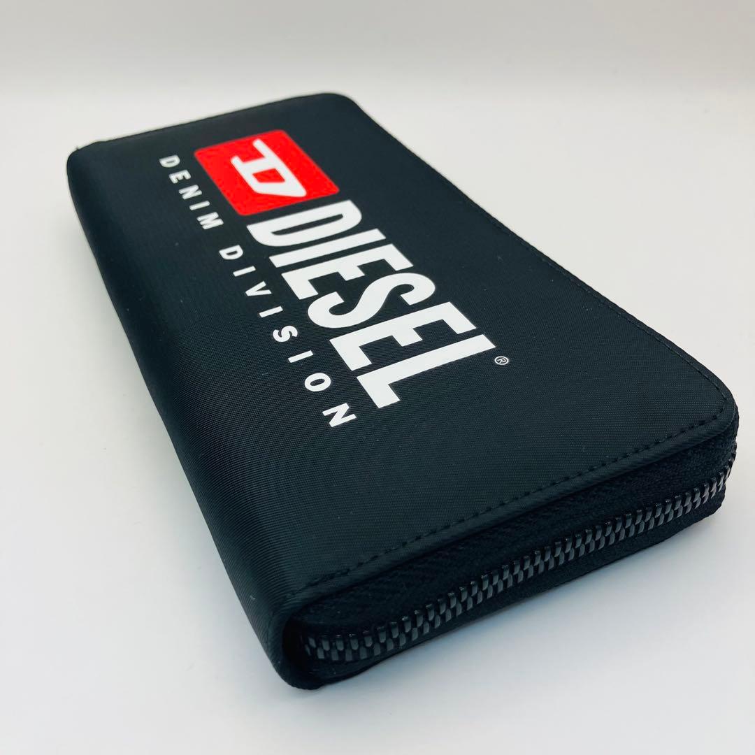 【新品未使用】DIESEL ディーゼル　ラウンドファスナー 長財布 ブラック