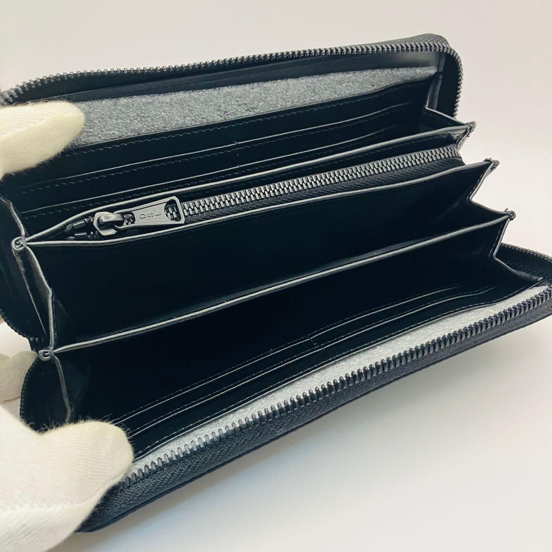 【新品未使用】DIESEL ディーゼル　ラウンドファスナー 長財布 ブラック