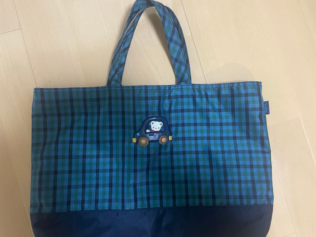 ファミリア　グリーンチェック 完売品