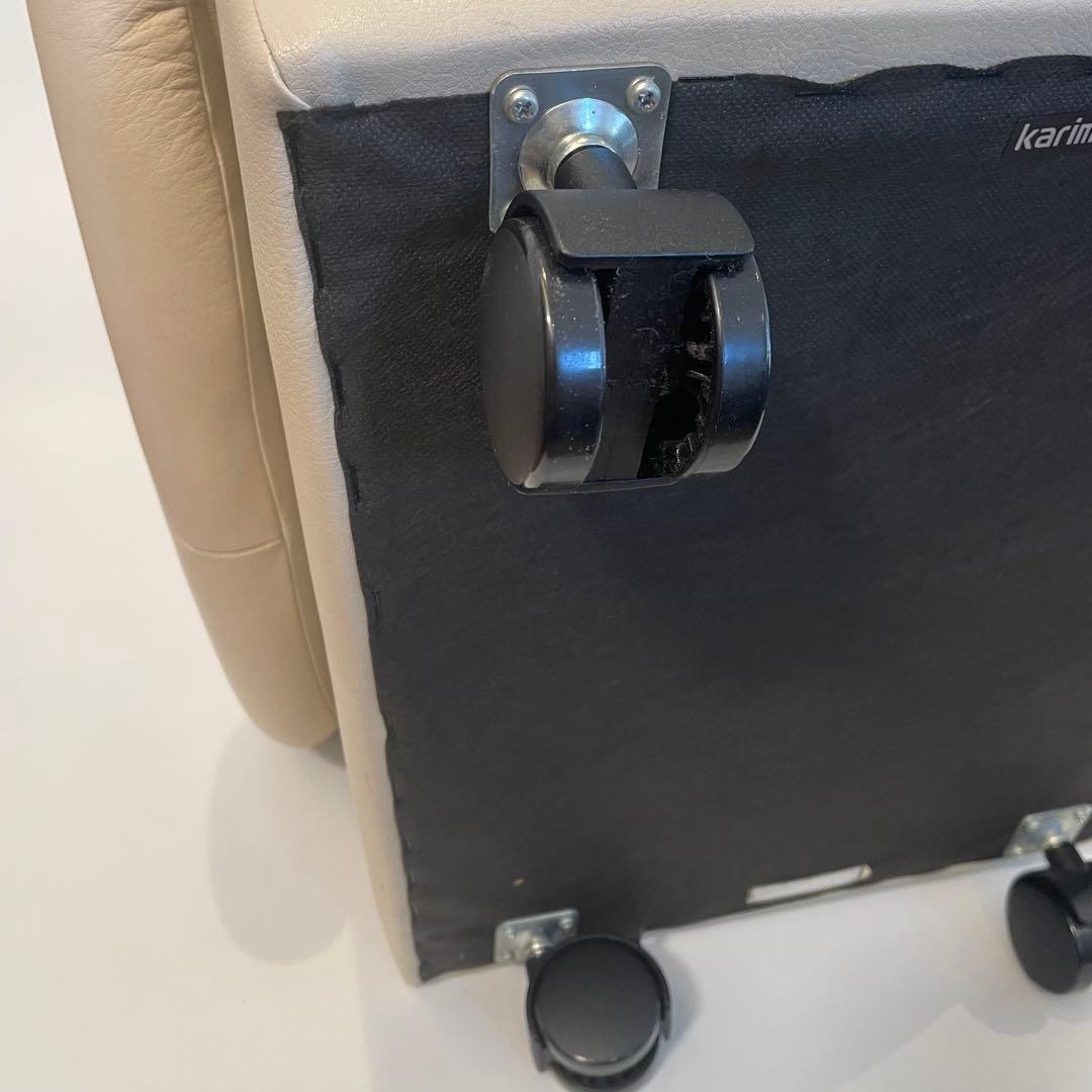 美品　karimoku/カリモク「ZT」シリーズ 本革オットマン　椅子