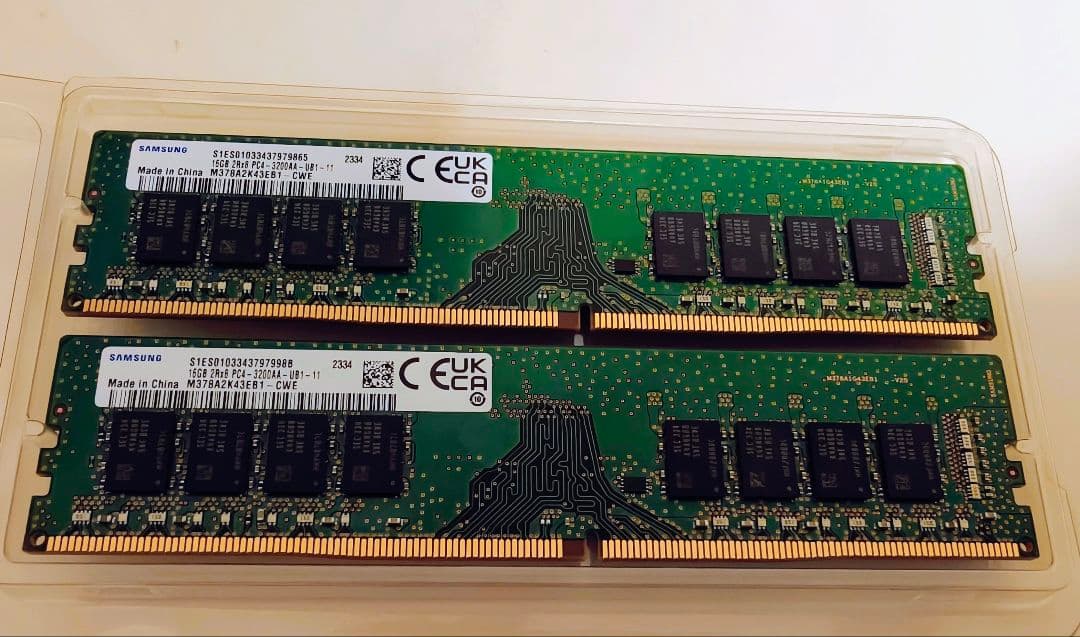 DELL純正 16GB2枚32GB M378A2K43EB1 DDR4-3200