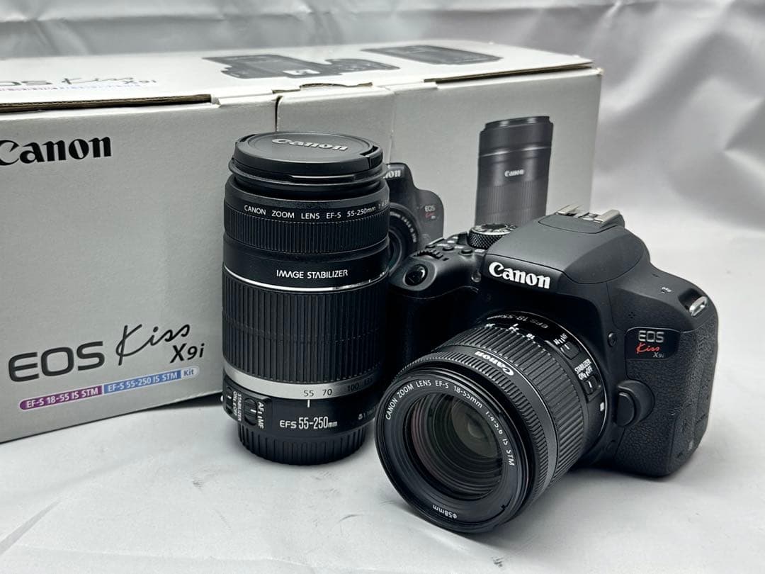 Canon EOS kiss x9i ダブルズームレンズセット♪安心フルセット♪
