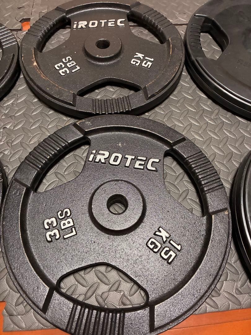 【引取限定】iROTEC ウエイトプレート 10kg 15kg 20kg 他