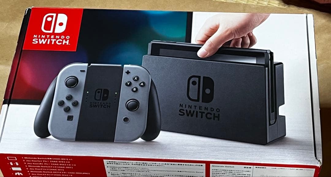 Nintendo Switch グレー 本体 128GB SDカード付