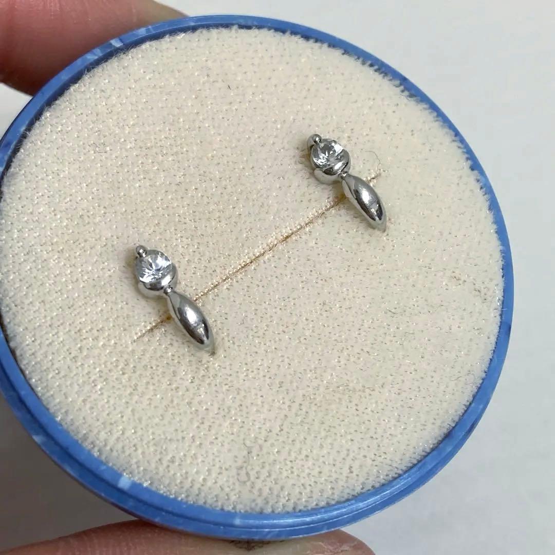 美品⭐️TAKE-UP テイクアップ　プラチナ　ダイアモンド　ピアス