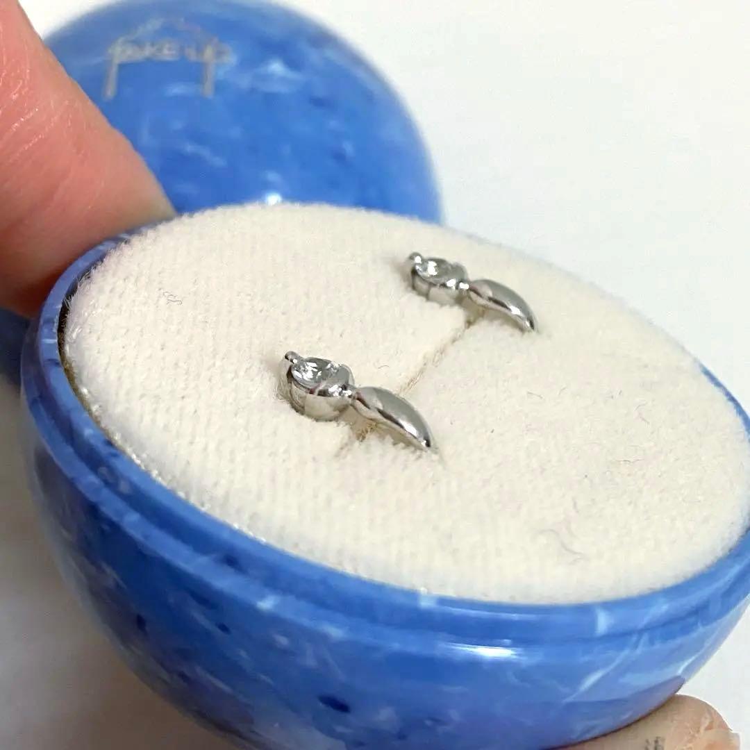 美品⭐️TAKE-UP テイクアップ　プラチナ　ダイアモンド　ピアス