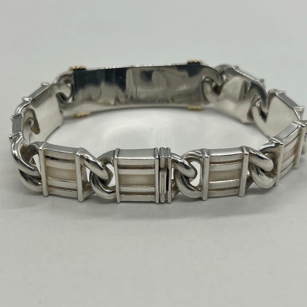 ティファニー TIFFANY&CO アトラス ID ブレスレット コンビ 希少