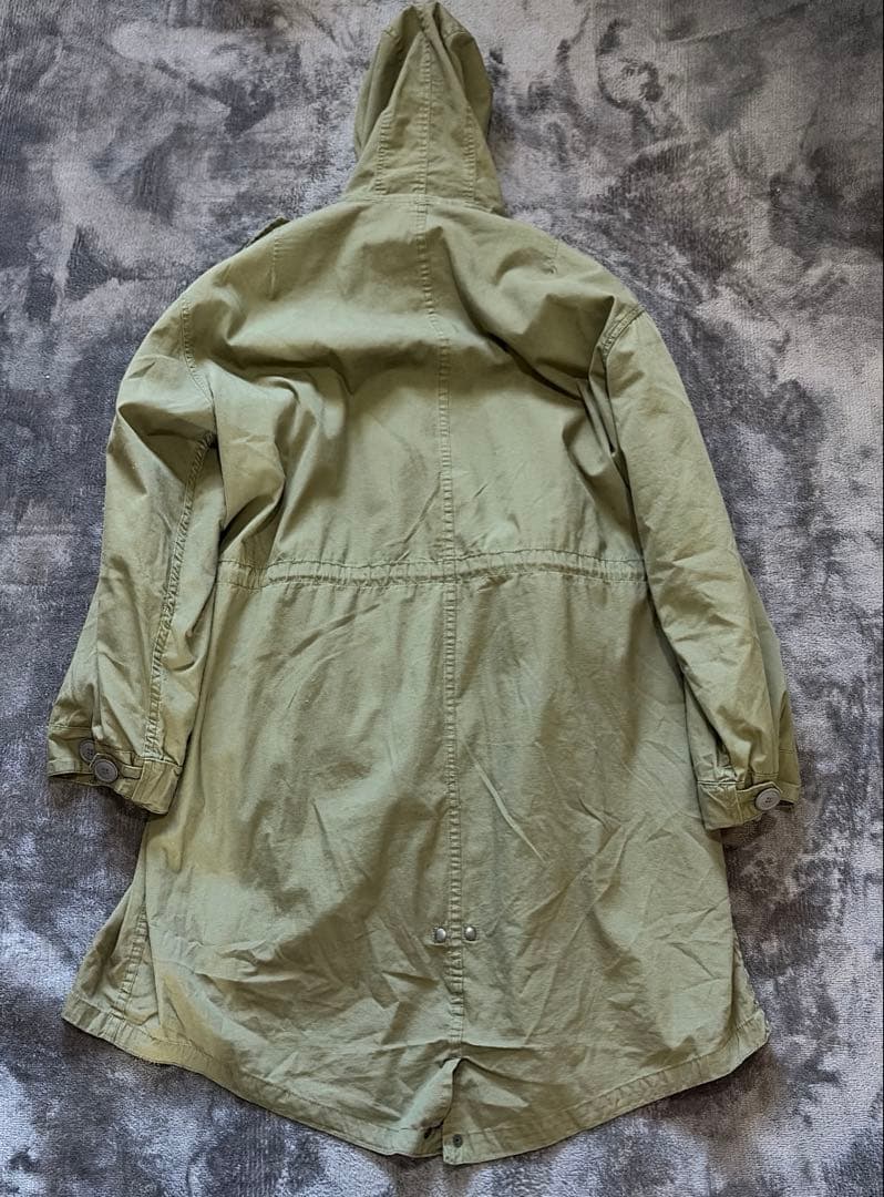 当時物！HOUSTON M-1951 モッズコート M M-51 アルミジップ