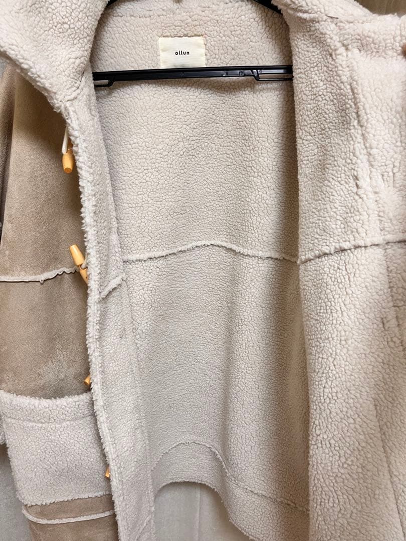ollun きりまる OLUN ボアスエードコンビネーションコート オルン
