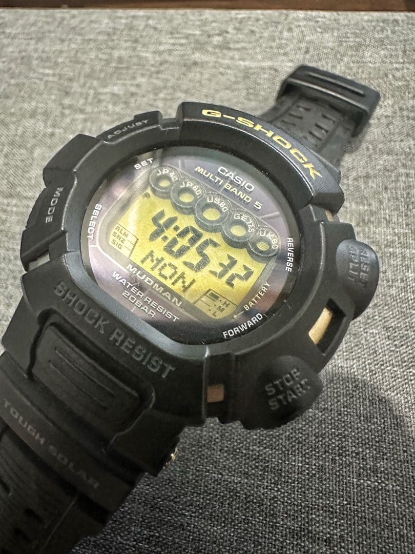 美品 G-SHOCK GW-9025Aマッドマン 25周年限定 電波ソーラー