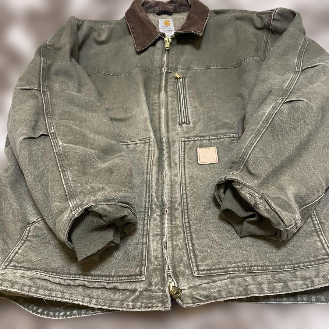 ト*サ様 11年メキシコ製Carhartt ワークジャケット C61ARG 2X