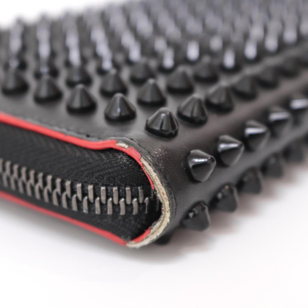 Christian　Louboutin　長財布　パネトーネ　レザー　ブラック