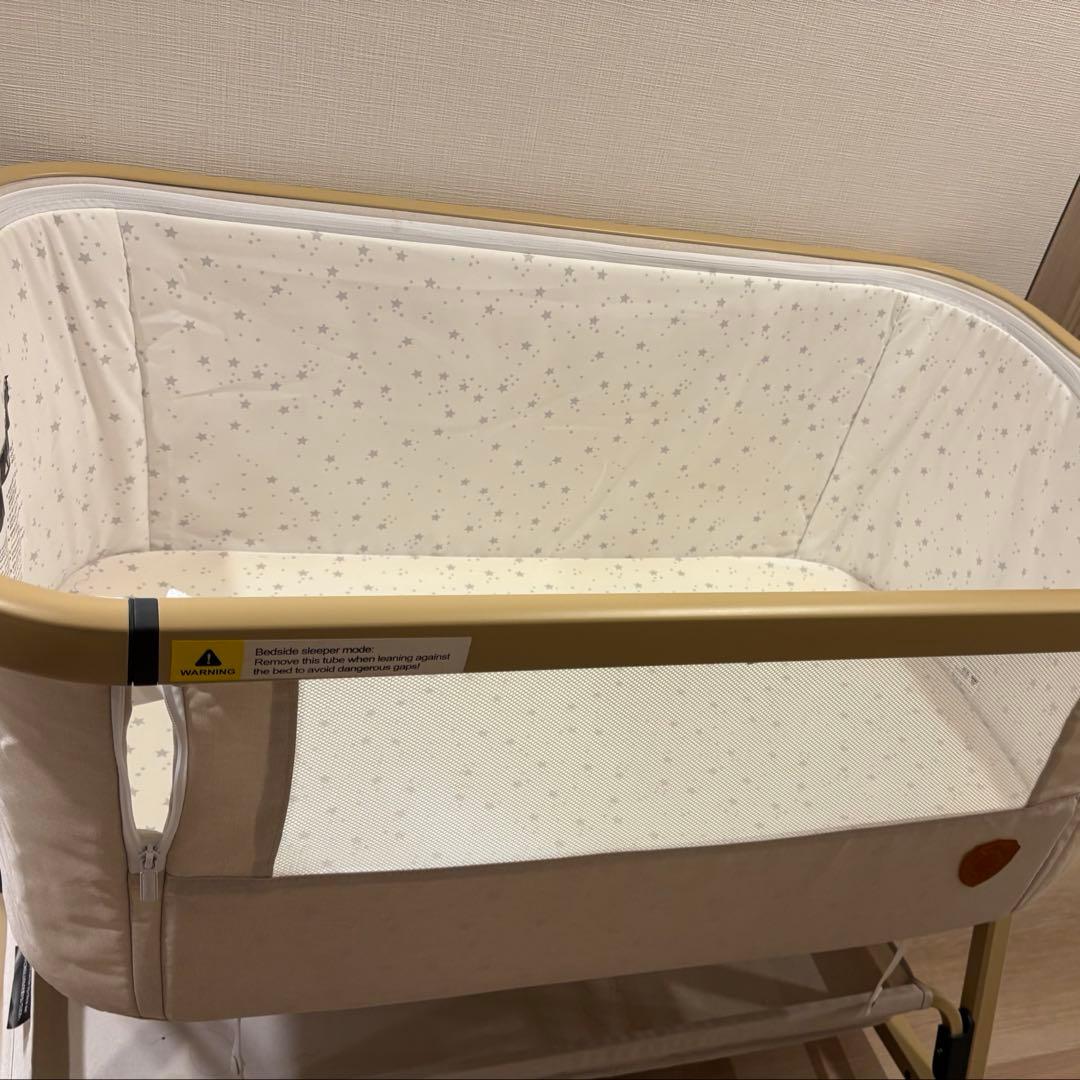 HZDMJ ベビーベット　折りたたみ　ベージュ