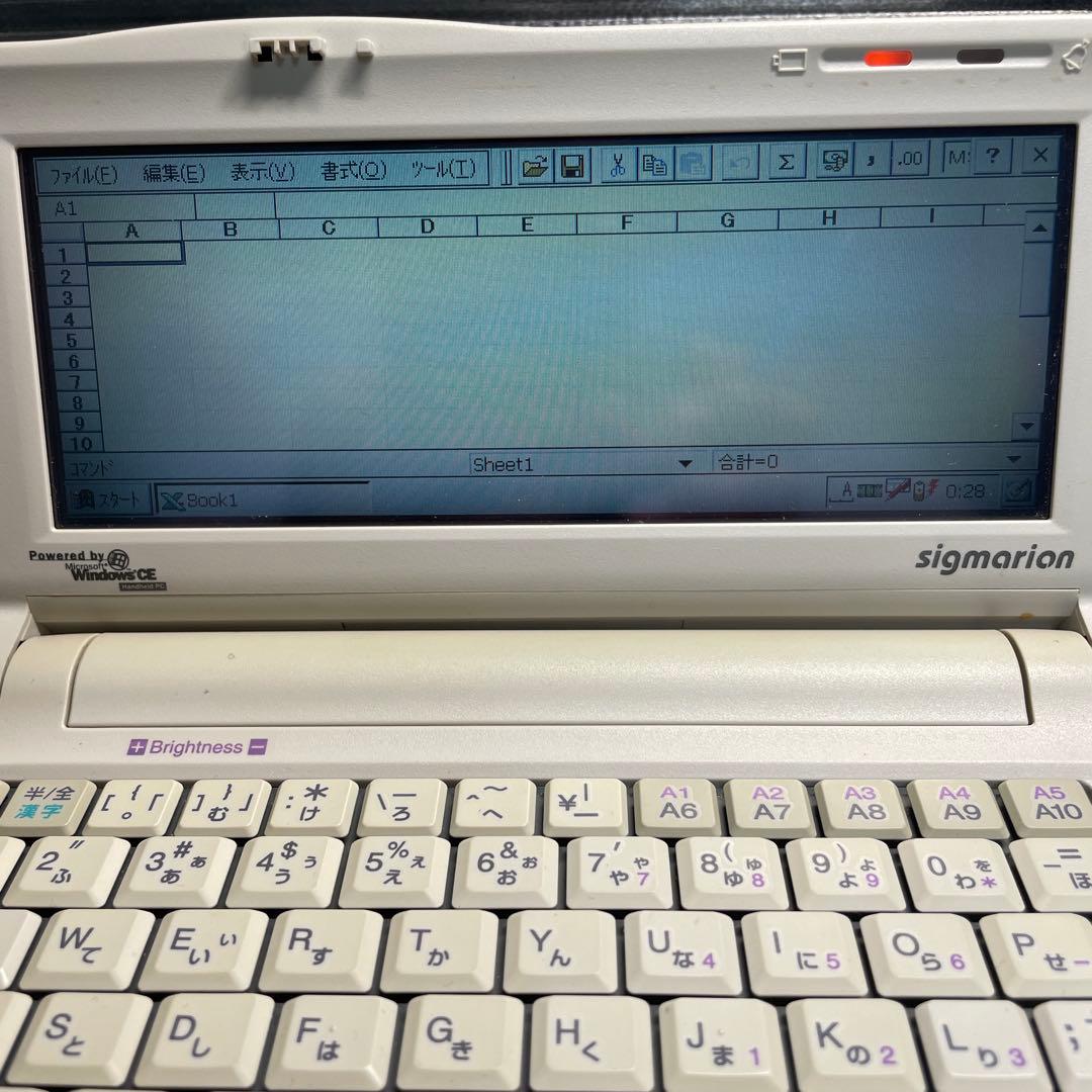 【レトロPC・完動品】NTTドコモ「シグマリオン（sigmarion）」