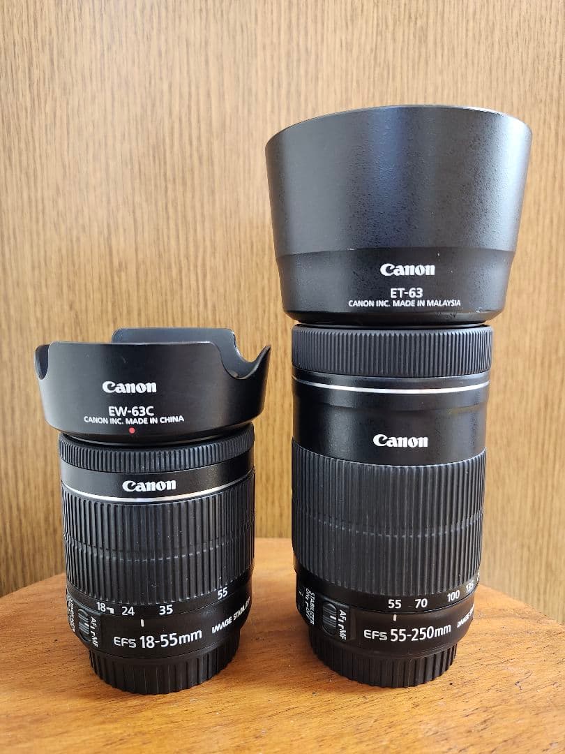 Canon ズームレンズ EF-S18-55mm EF-S55-250mm