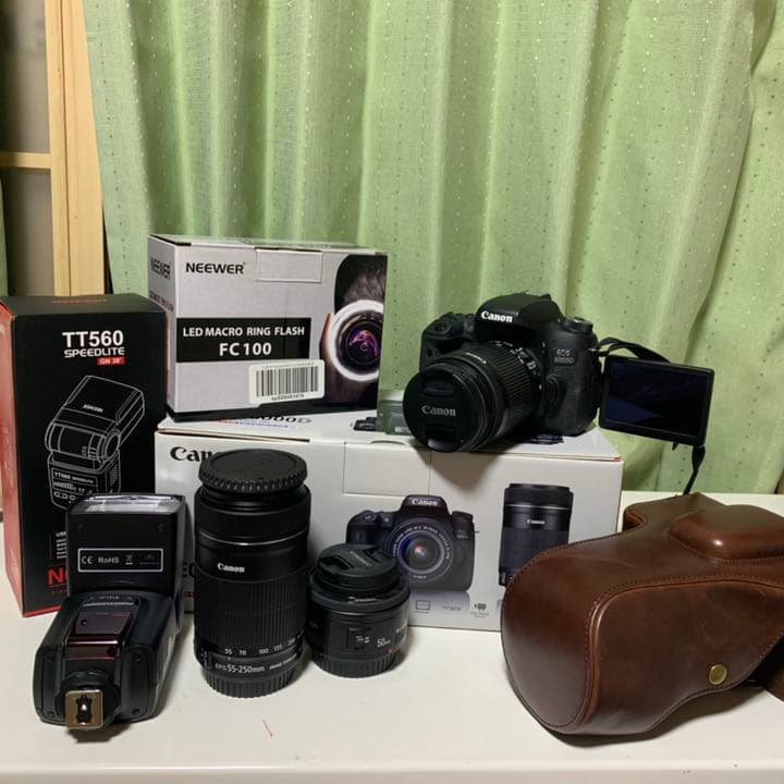 WIFI転送可能 Canon EOS 8000D一眼レフ レンズキット