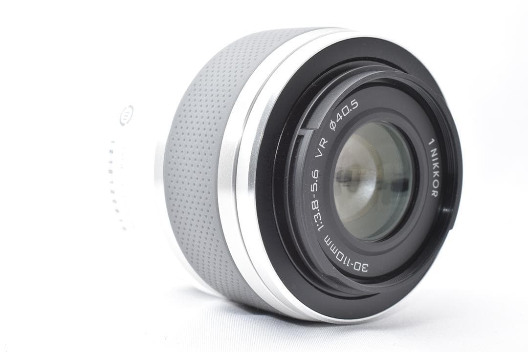 【美品】望遠ズームレンズ 1 NIKKOR VR 30-110mm ホワイト