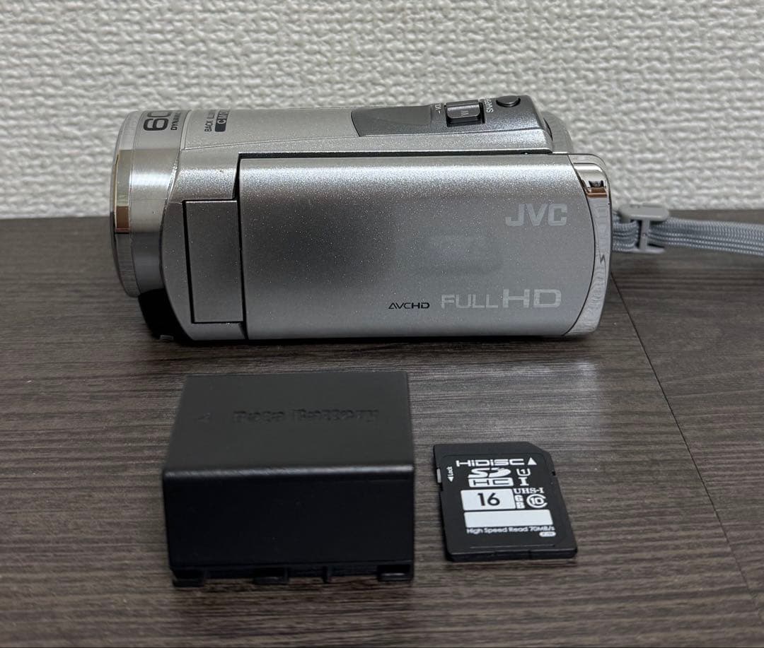 【美品】GZ-HM199-S JVC ハンディ ビデオカメラ 本体