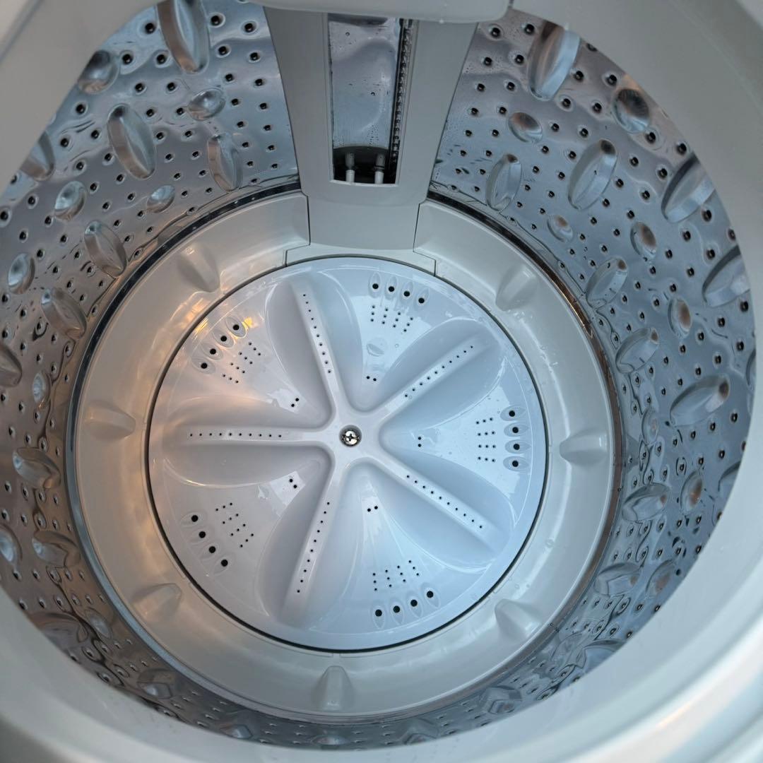 136⭐️2025年製★ほぼ新品★ヨドバシ　洗濯機　7KG ホワイト　一人暮らし