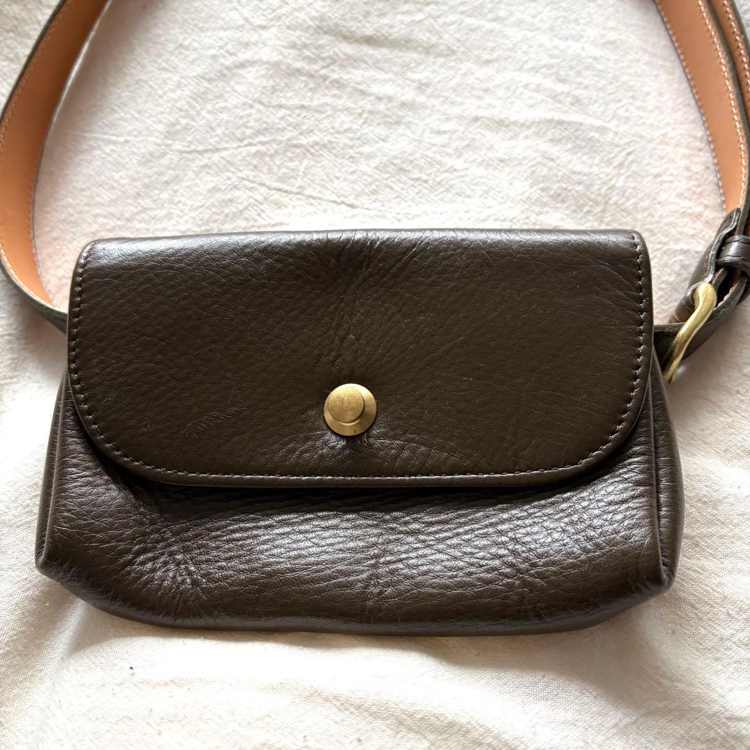 JUN MIKAMI レザーウエストポーチ