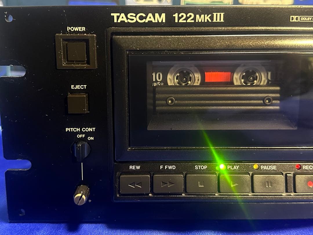 TASCAM プロ業務用高級3ヘッド3モータカセットデッキ 122MK3 動作品