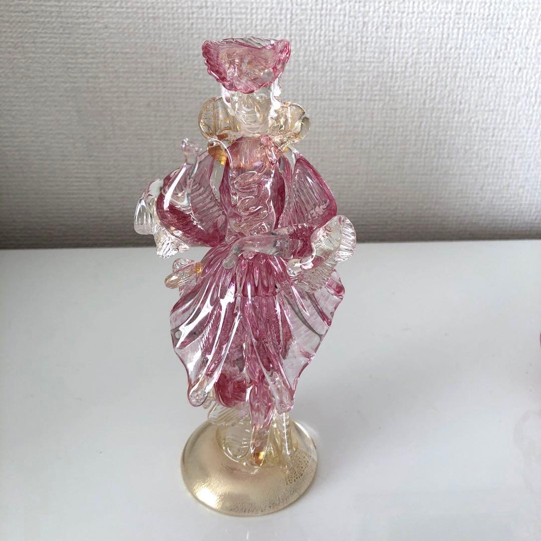 ベネチアンガラス人形　ペア