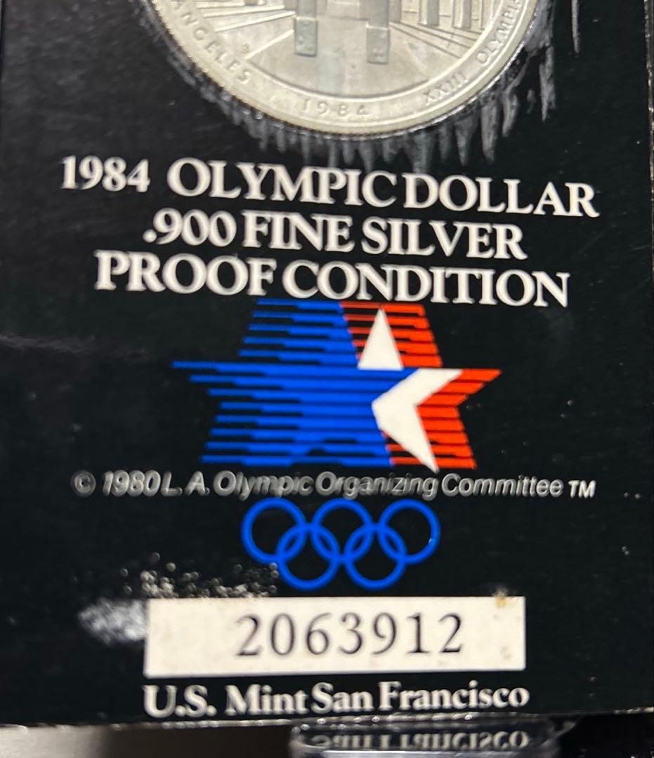 k*h様 ロサンゼルスオリンピック記念銀貨 2枚セット