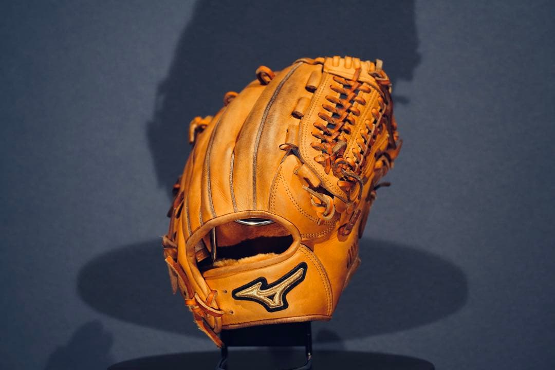 矢*人様 ミズノプロ (Mizuno Pro) 硬式グローブ 内野手用　オレンジ