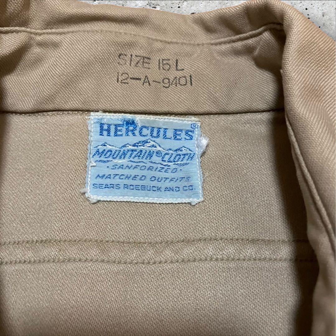 K*J様 50s HERCULES マウンテンクロス ワークシャツ マチ付き