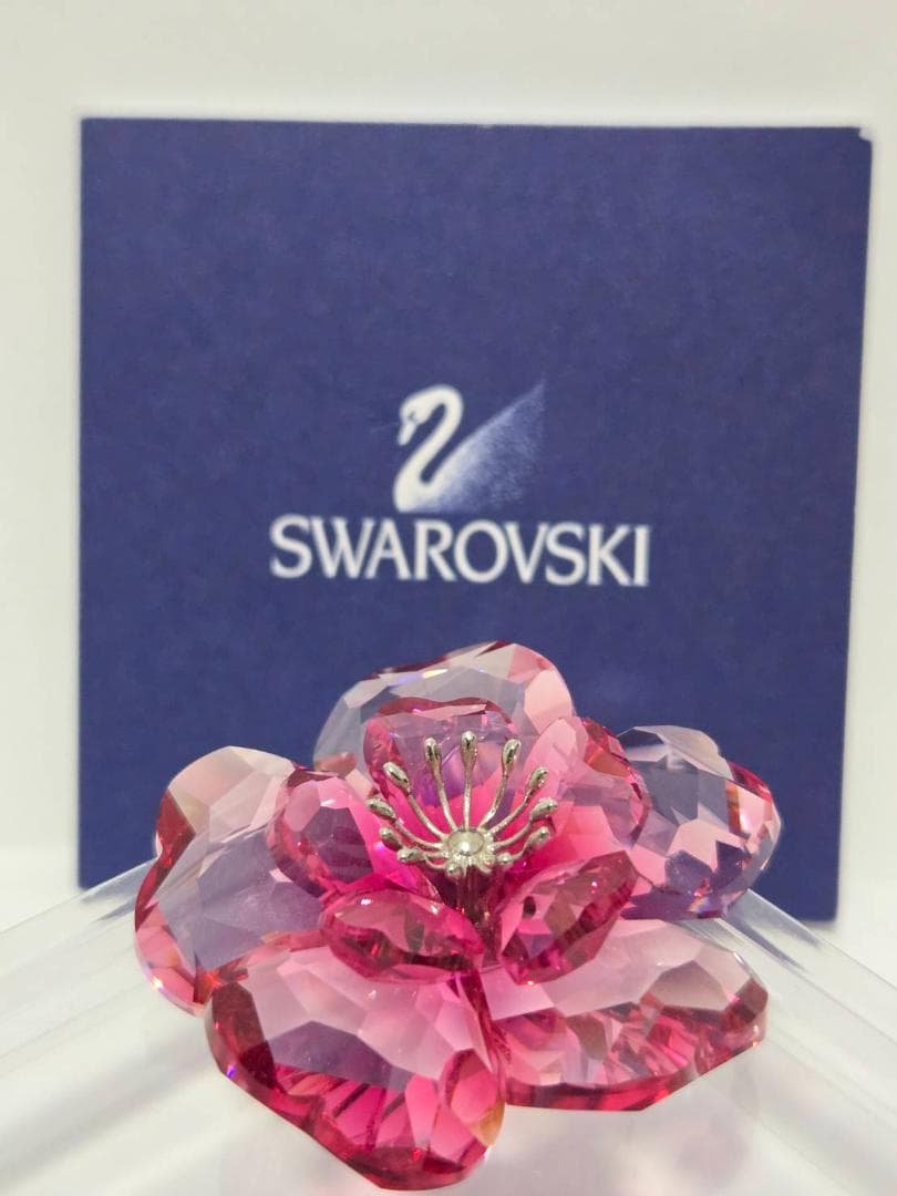 Swarovski ピンククリスタル 花