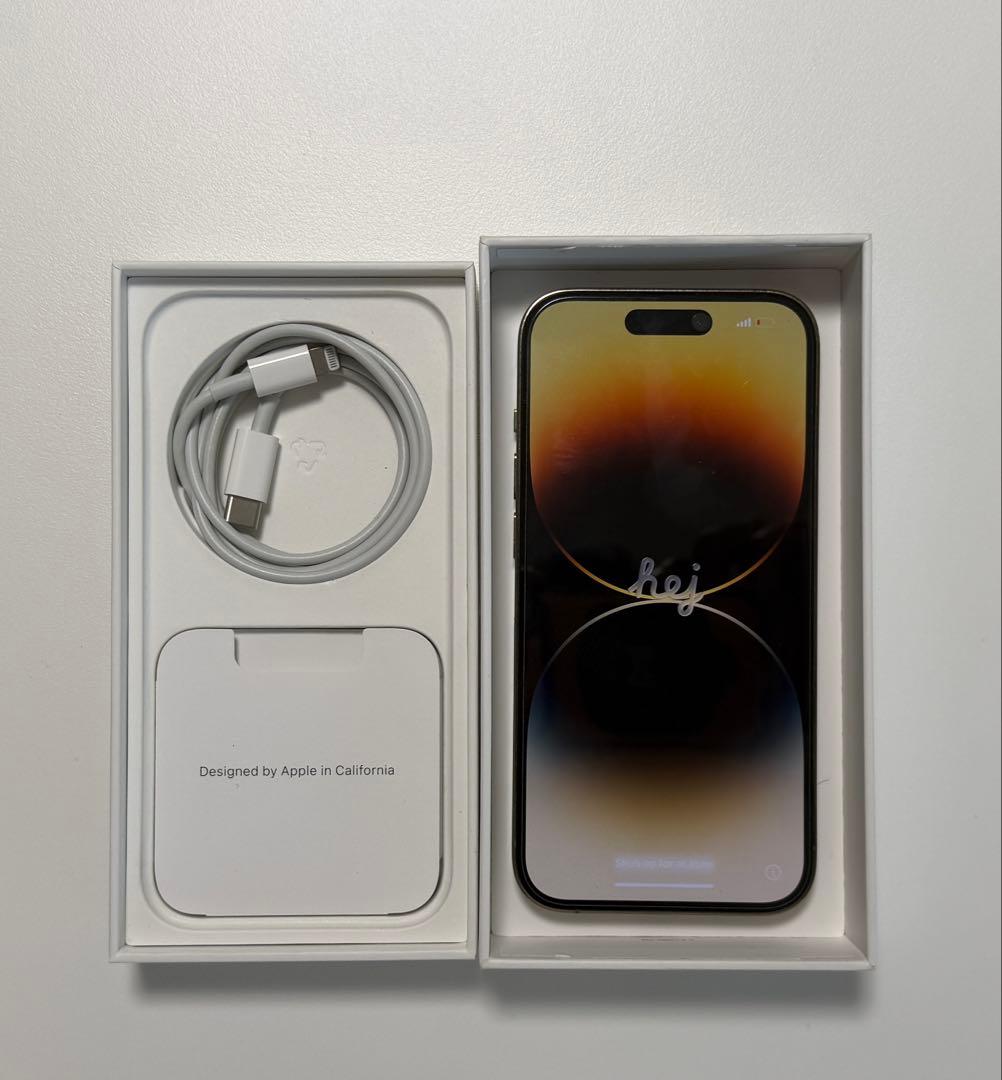 Apple iPhone 14 Pro ゴールド 本体 SIMフリー　128GB
