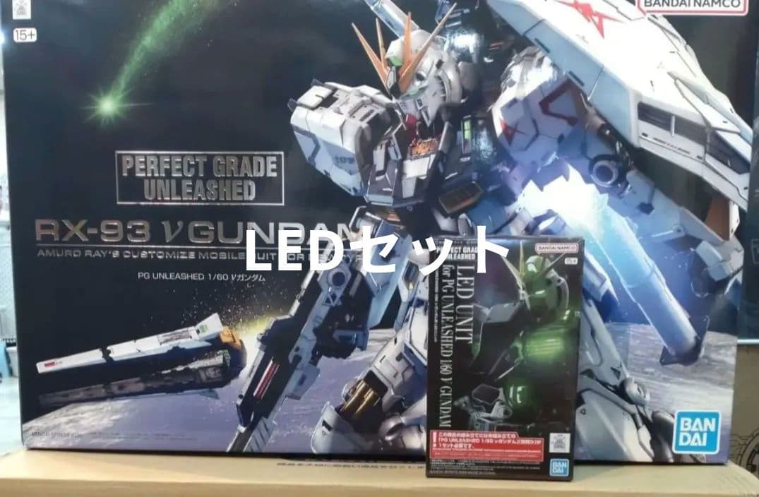 PG UNLEASHED 1/60 ニューガンダム + LEDユニット セット