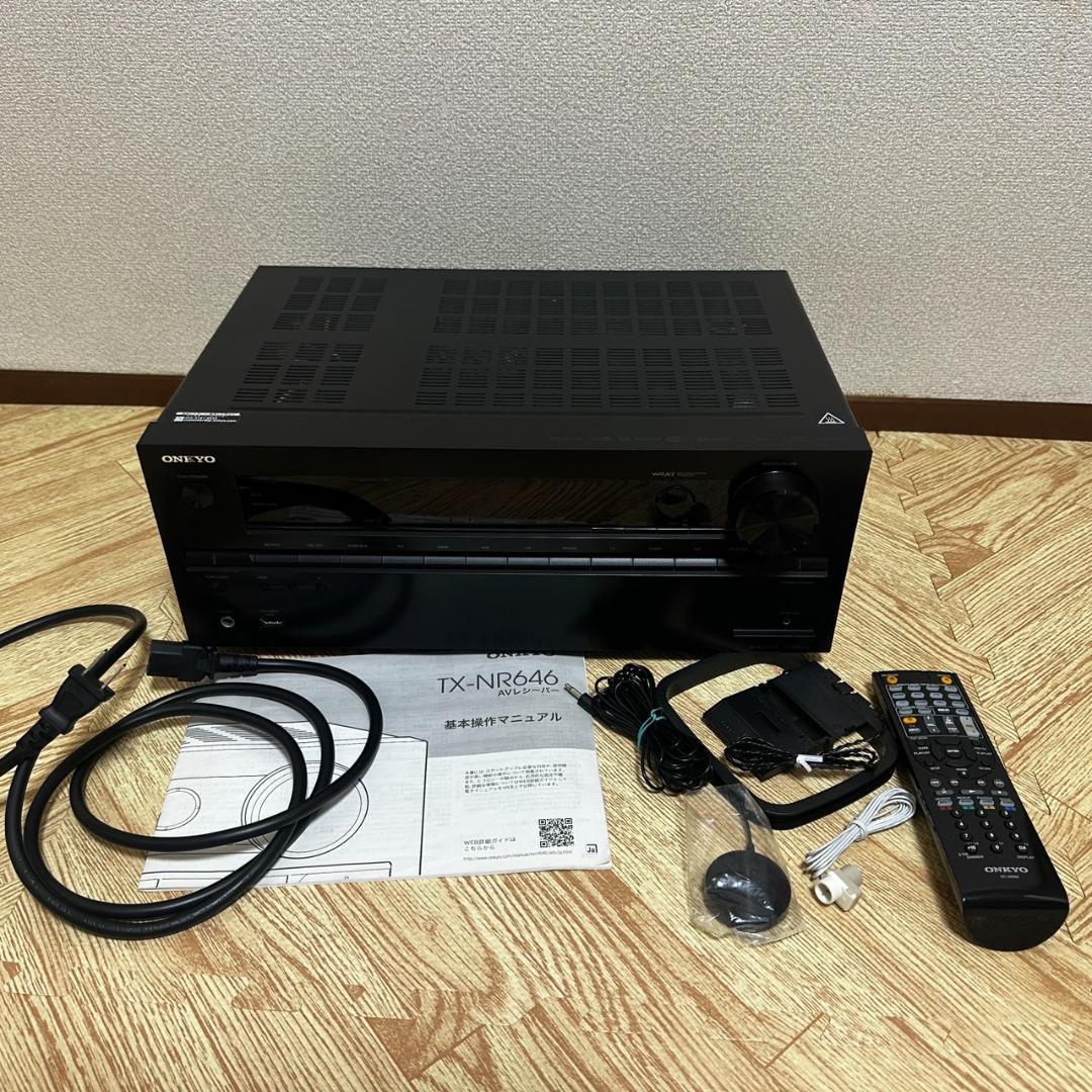 ONKYO TX-NR646 AVアンプ リモコン付き ジャンク