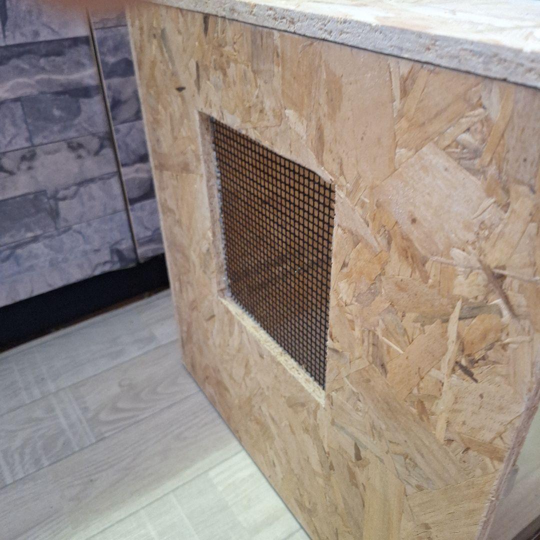 くるみ　コスパ重視！OSB木製大型ケージ(未使用)