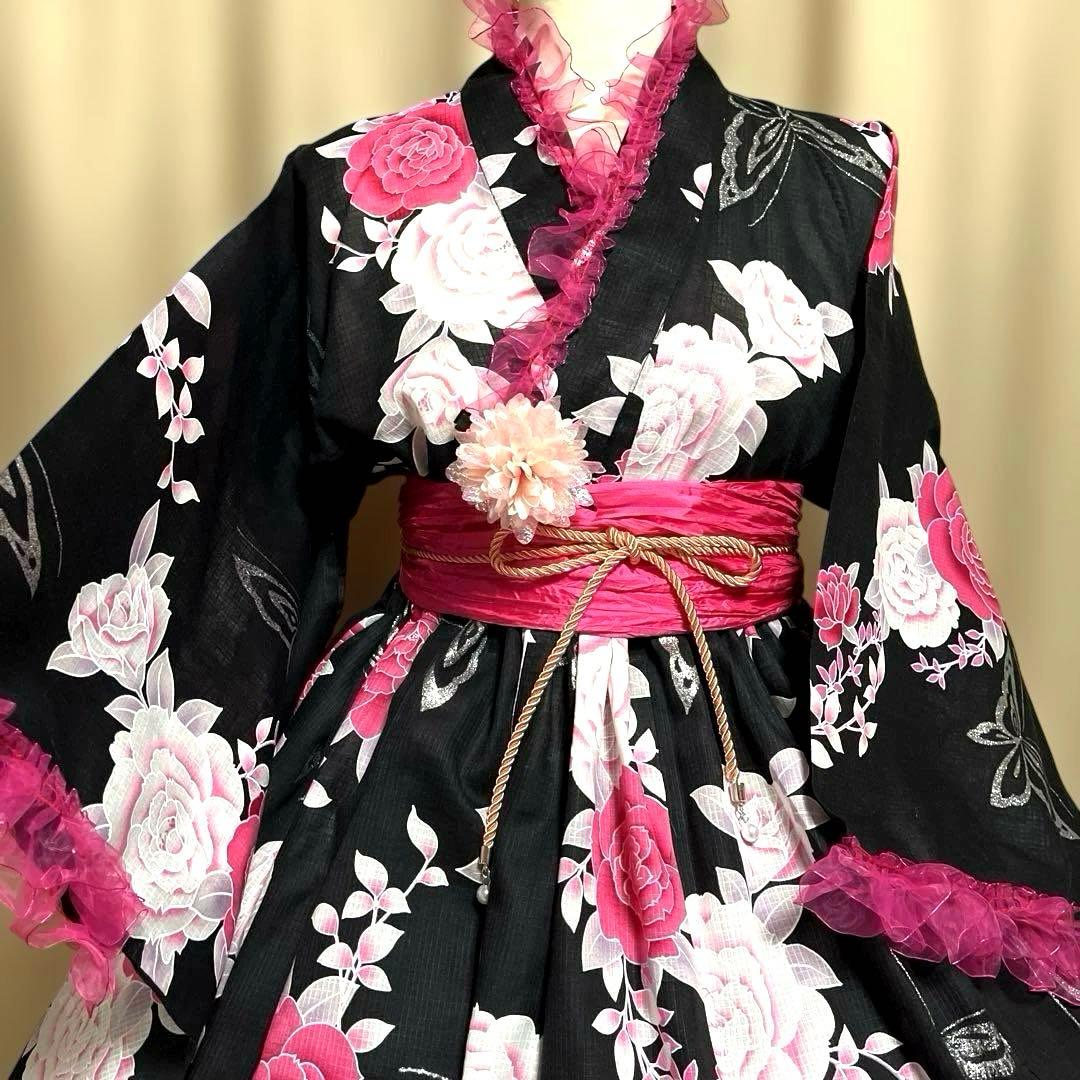 BB④ 浴衣　地雷系　量産型　ドレス　姫ギャル