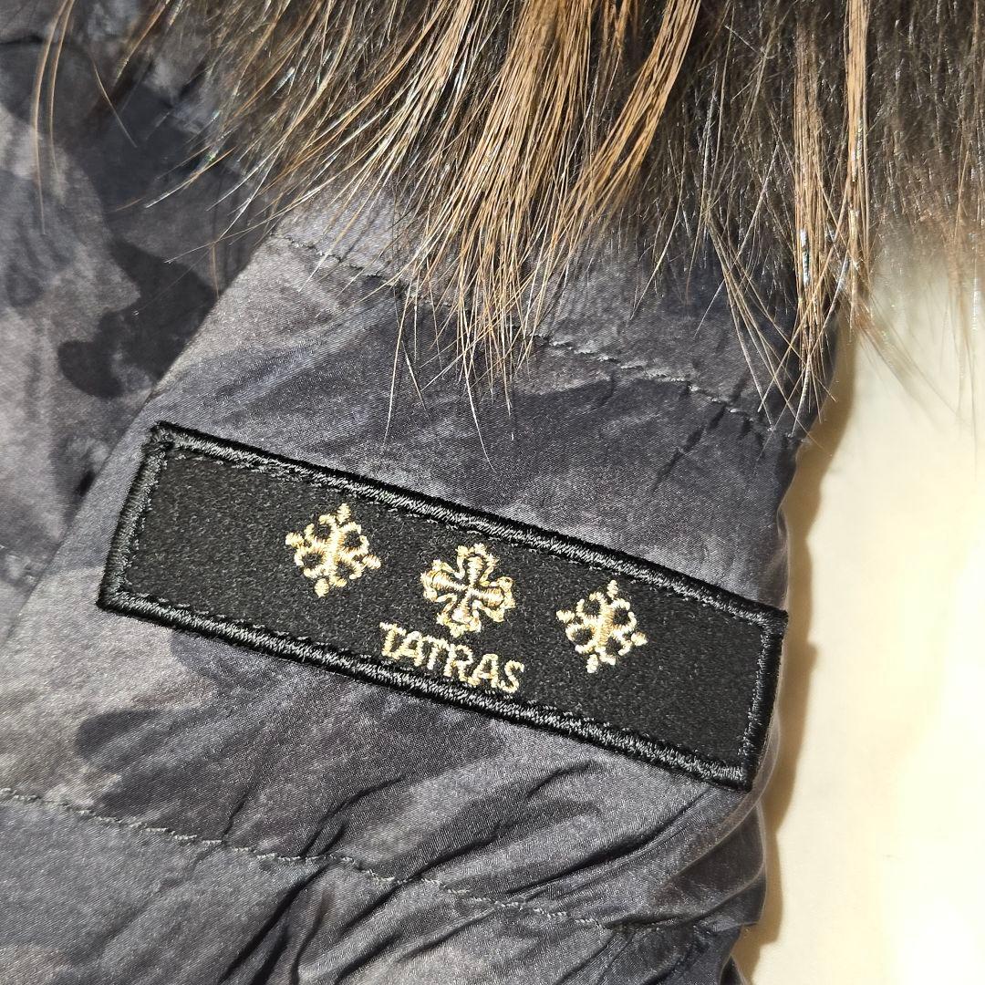 タトラス リバーシブル カモフラ ダウンコート　美品