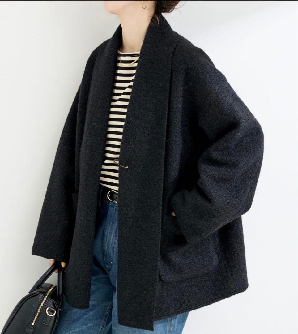 お値下げ中！ブークレージャージ着流しコート