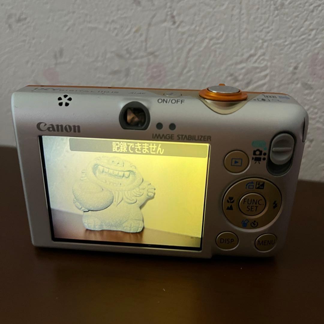 Canon IXY Digital 110 IS オレンジ　デジカメ　キャノン