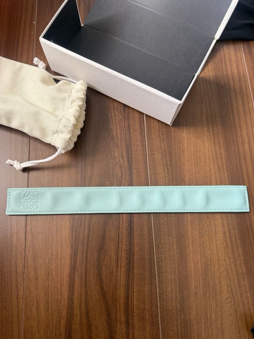 【未使用】LOEWE スモールスラップブレスレット グリーン